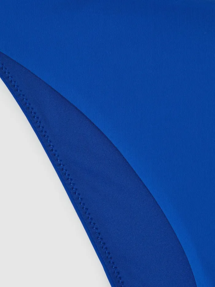 Women Reiss Swimwear Miley High Rise Bikini Bottoms Cobalt Blue