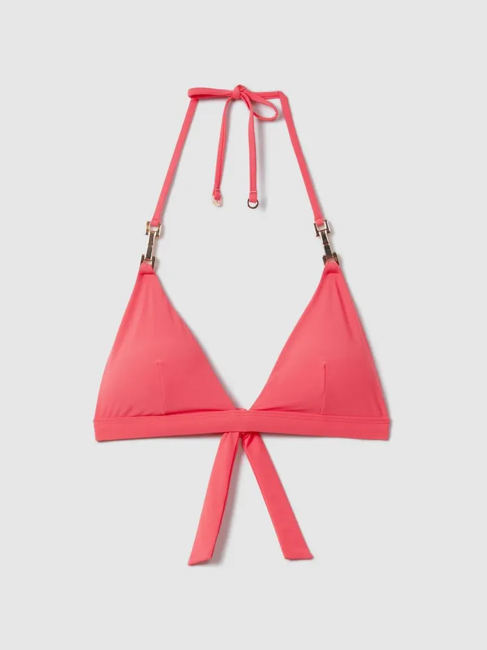 Women Reiss Swimwear Riah Side Tie Bikini Bottoms Coral