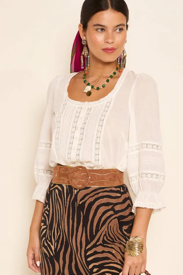 Women RIXO All Clothing Jacques Cotton Top White
