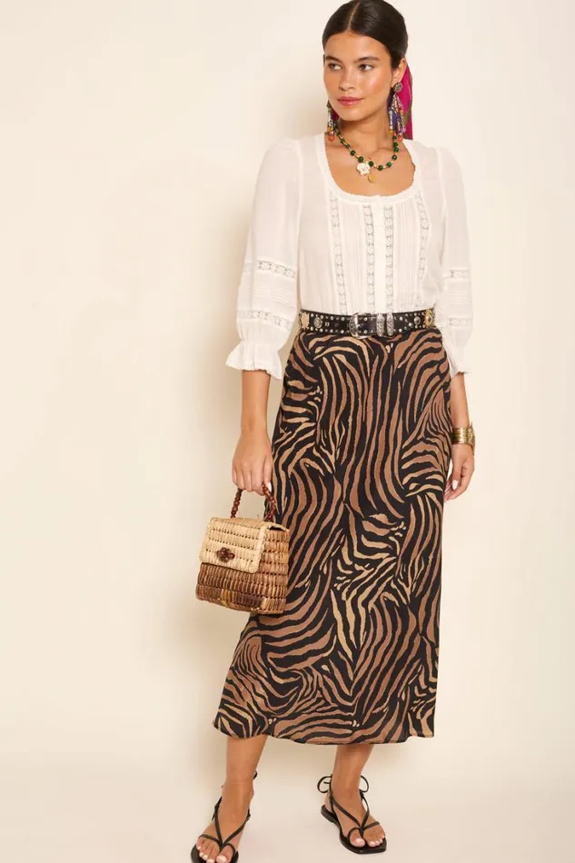 Women RIXO All Clothing Jacques Cotton Top White