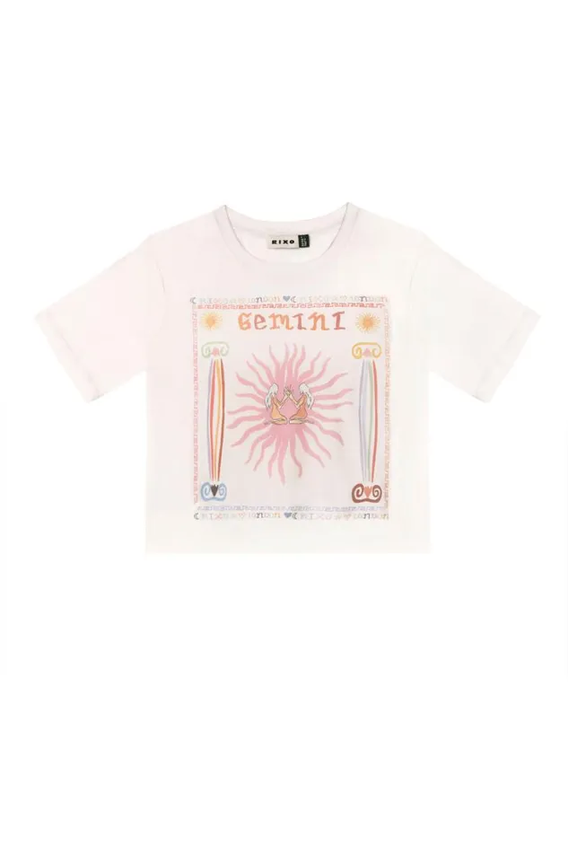 Women RIXO Extended Sizing Ria Zodiac TShirt Gemini