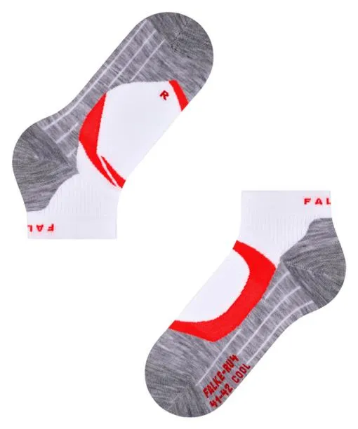 Women RU4 Endurance Cool Short Women Running Short Sock White FALKE Running Socks