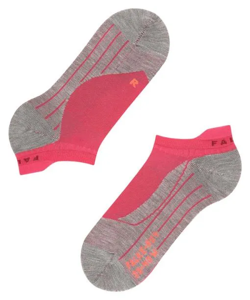 Women RU4 Endurance Invisible Women Running No Show Socks Rose FALKE Running Socks