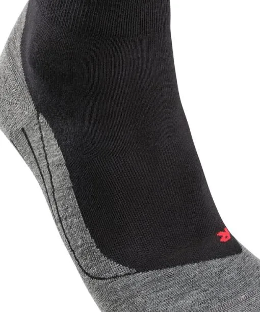 Women RU4 Endurance Short Women Running Short Sock Black FALKE Running Socks