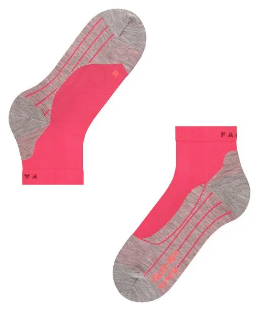 Women RU4 Endurance Short Women Running Short Sock Rose FALKE Running Socks