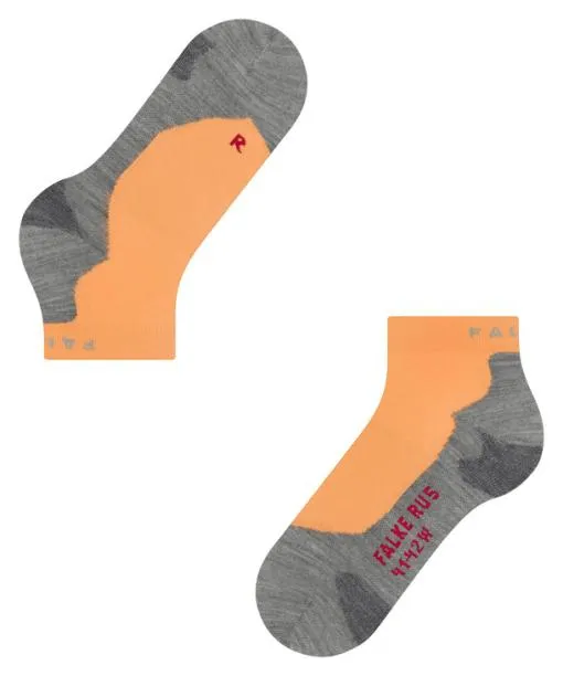 Women RU5 Race Short Women Running Socks Orangette FALKE Running Socks