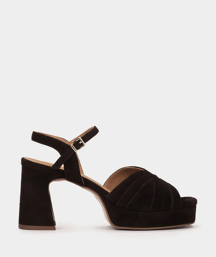Women Salamanca Brown 8211 Heeled Sandals Pedro Miralles