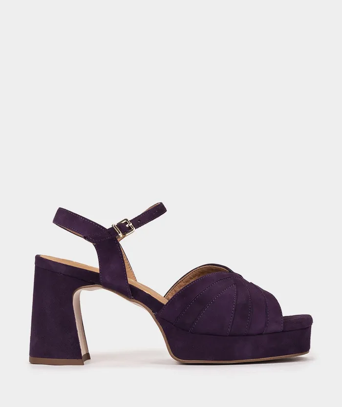 Women Salamanca Purple 8211 Heeled Sandals Pedro Miralles
