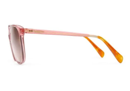 Women Sandela Pink Brown TOMS Sunglasses