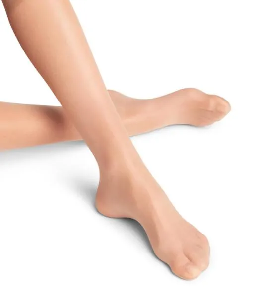 Women Seidenglatt 15 DEN Women Kneehigh Socks Golden FALKE Fullyfashioned Stockings
