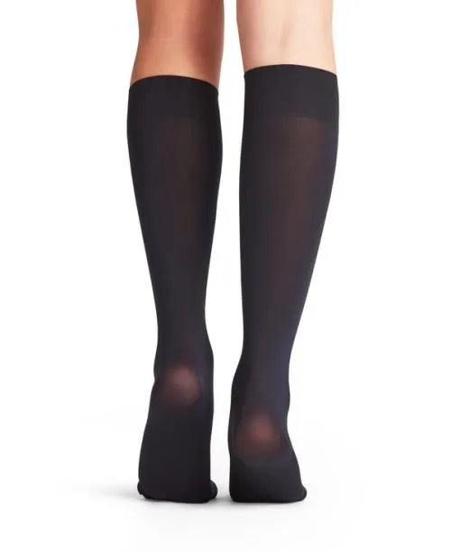 Women Seidenglatt 40 DEN Women Kneehigh Socks Marine FALKE Knee High Socks