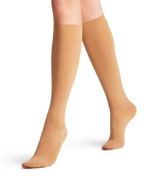 Women Seidenglatt 40 DEN Women Kneehigh Socks Powder FALKE Knee High Socks