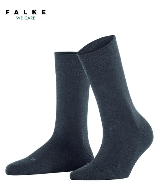 Women Sensitive New York Women Socks Navy Mel FALKE Functionals