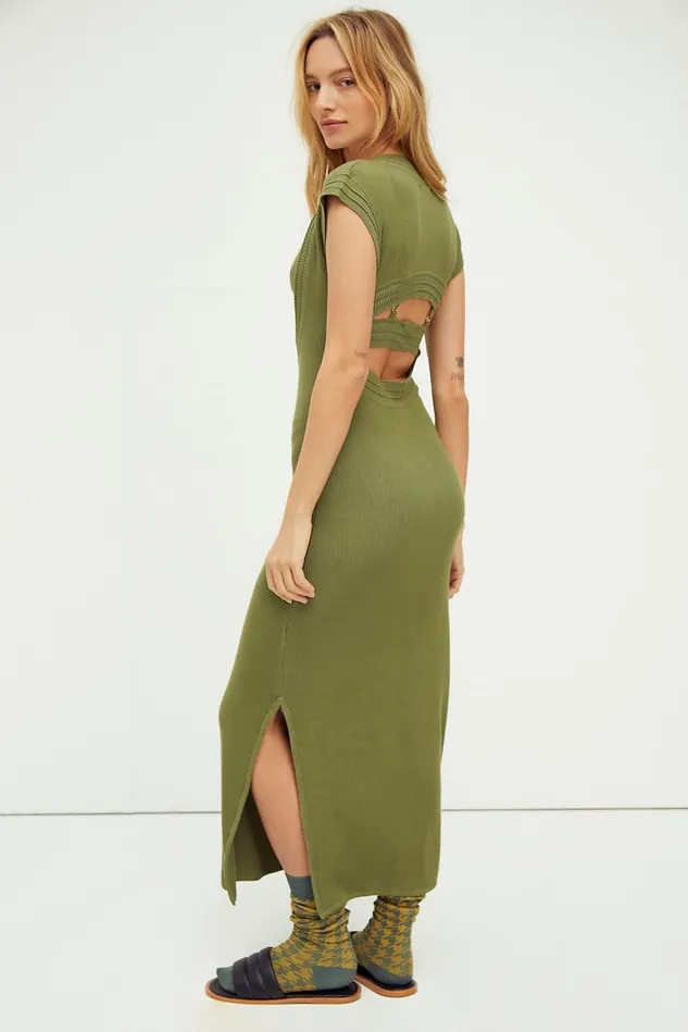 Women Sets Free People All About That Slip Set Olive Sparrow