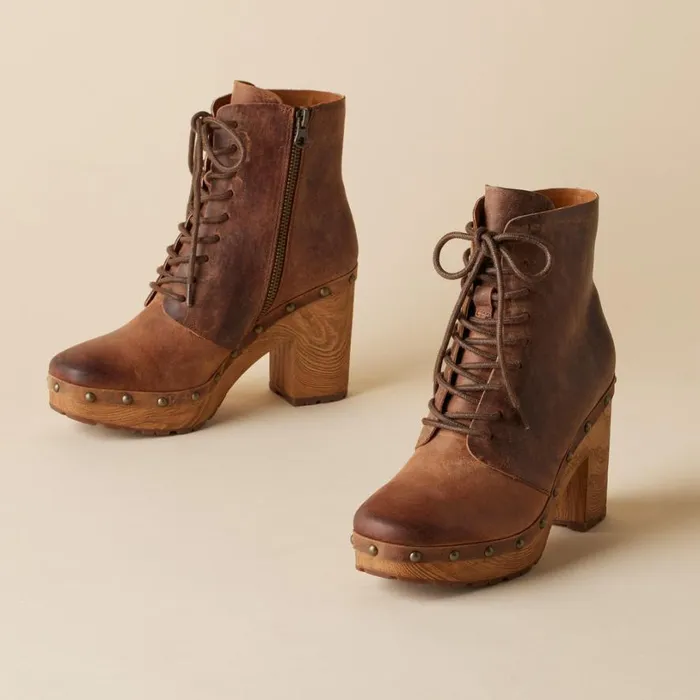 Women Sherborn Clog Boots Brown Sundance Catalog Boots