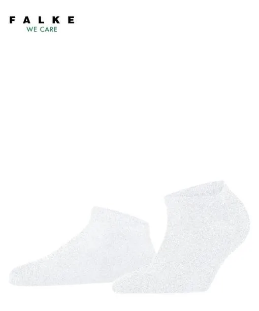 Women Shiny Women Sneaker Socks White FALKE Ankle Socks