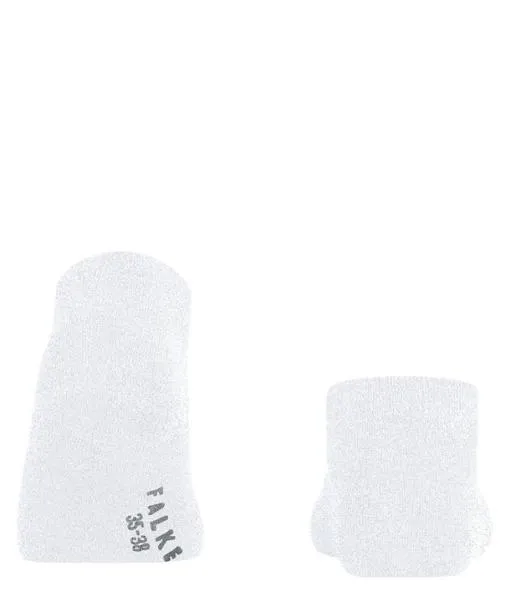 Women Shiny Women Sneaker Socks White FALKE Ankle Socks
