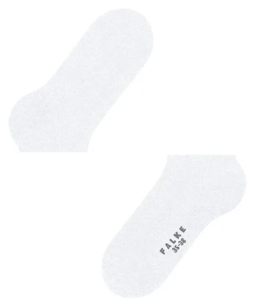 Women Shiny Women Sneaker Socks White FALKE Ankle Socks