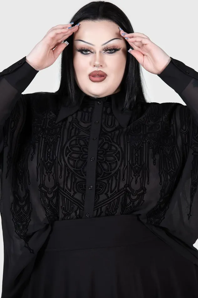 Women Shirts and Blouses Killstar Gates Of Hell Shirt
