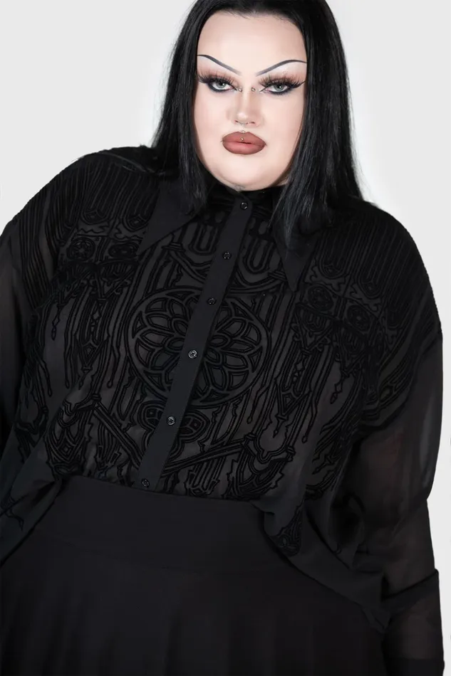 Women Shirts and Blouses Killstar Gates Of Hell Shirt