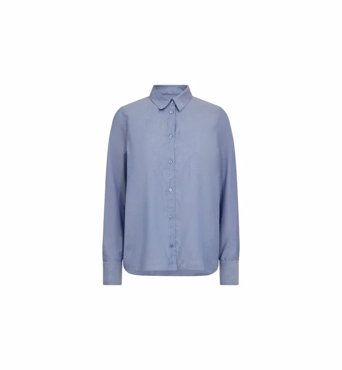 Women Shirts MOS MOSH MMAnica Oxford Shirt Velvet Morning