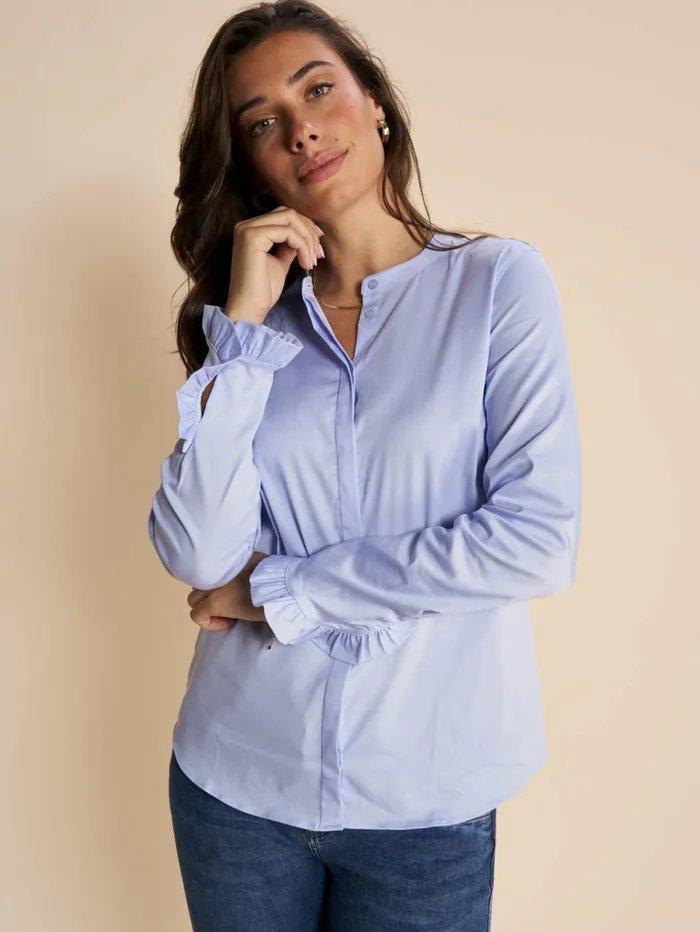 Women Shirts MOS MOSH MMMattie Shirt Light Blue