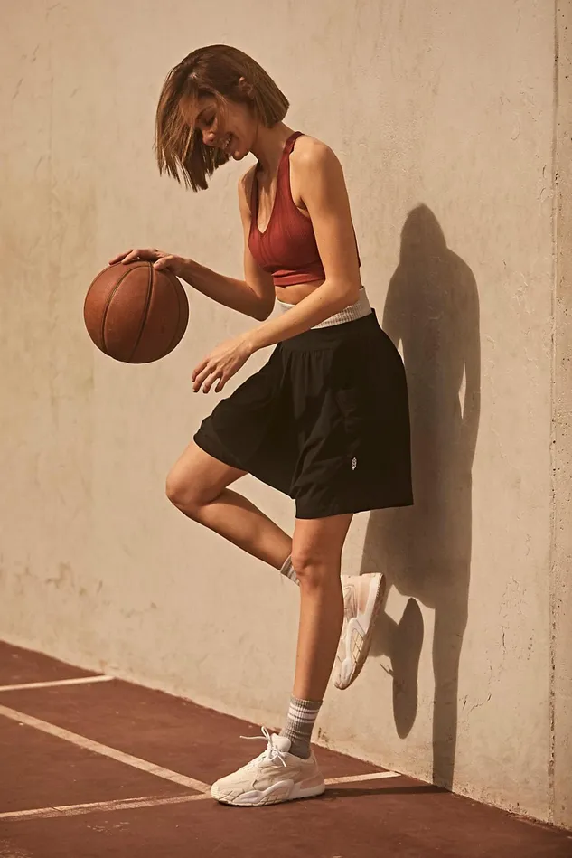 Women Shorts Free People Summer Moon Shorts Black