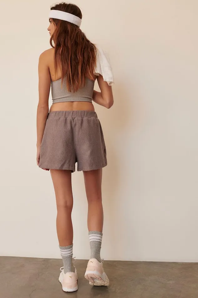 Women Shorts Free People Terry Shorts Lilac