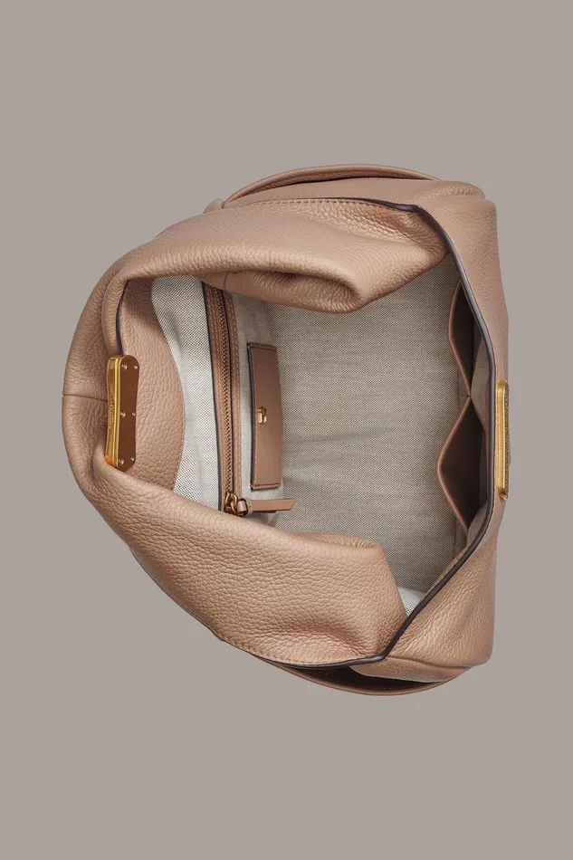 Women Shoulder And Hobo Bags Donna Karan AMAGANSETT SHOULDER BAG Toasted Almond