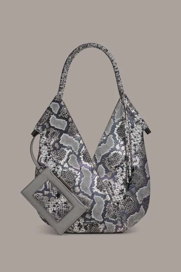 Women Shoulder And Hobo Bags Donna Karan BALDWIN MINI SHOULDER BAG Python