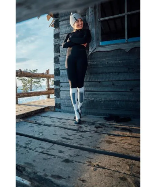 Women SK4 Advanced Women Skiing Kneehigh Socks Black FALKE Ski Socks