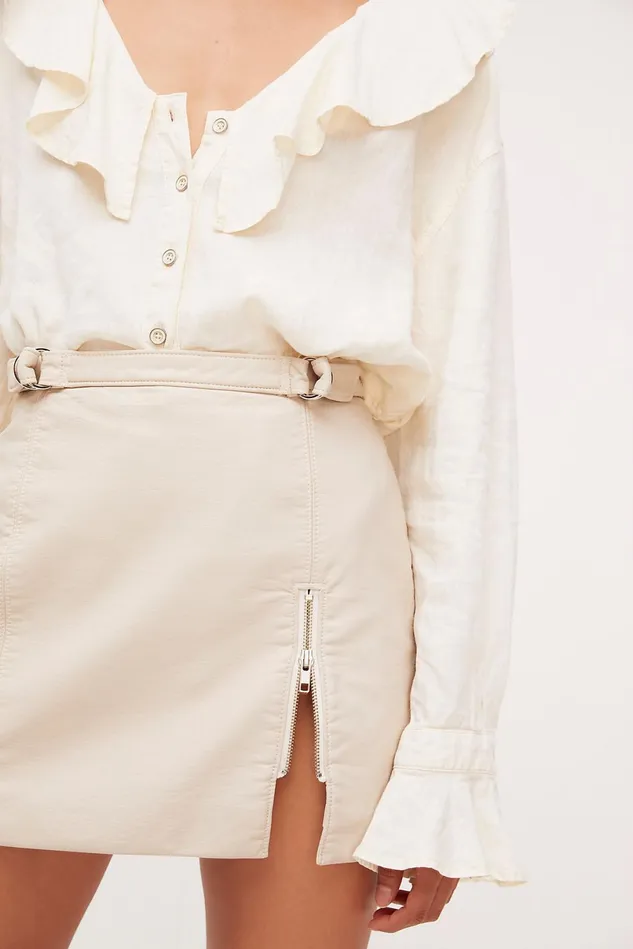 Women Skirts Free People Midnight Magic Skirt Vanilla Cream