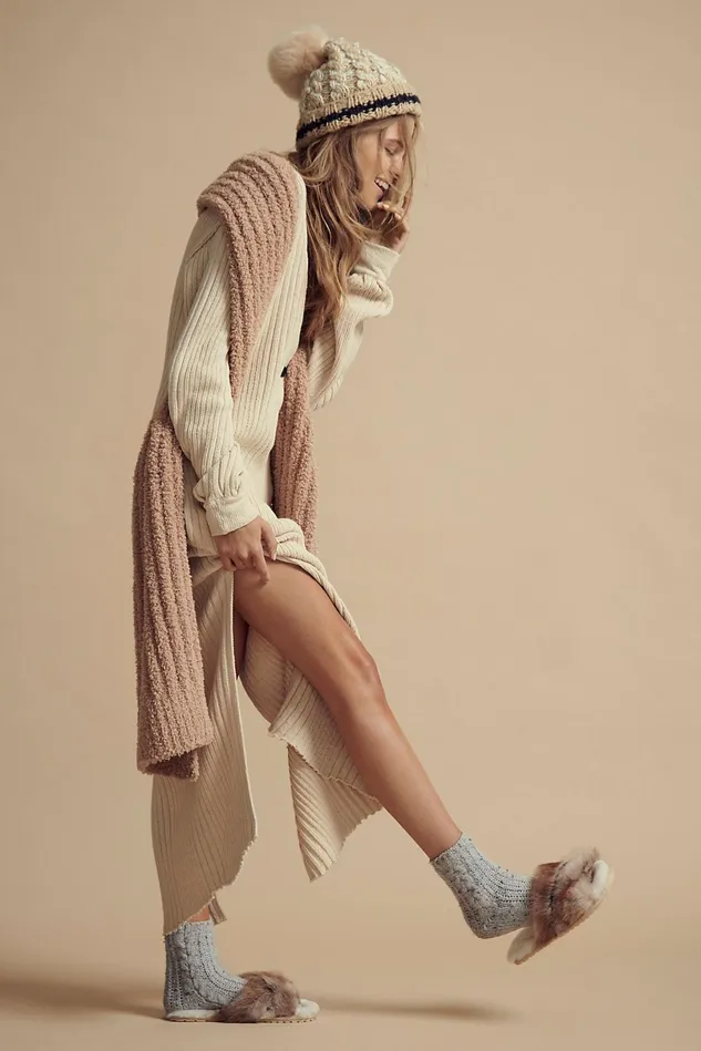 Women Slippers Free People Mayberry Lava Slippers Chestnut