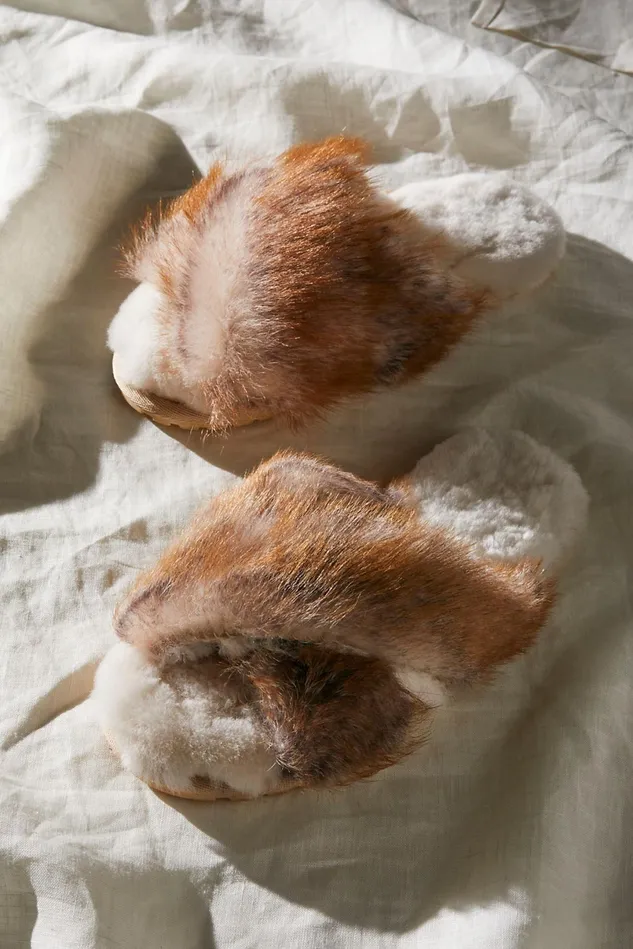 Women Slippers Free People Mayberry Lava Slippers Chestnut