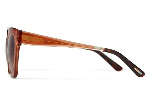 Women Sloane Terracotta Crystalbrown Gradient TOMS Sunglasses