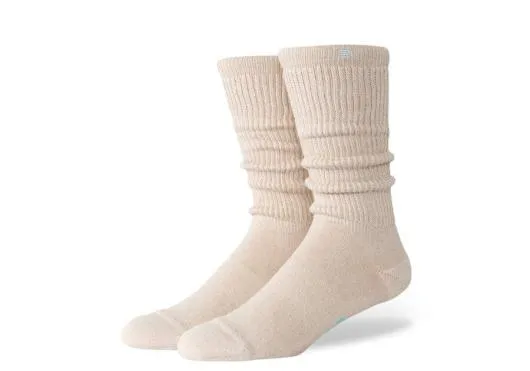 Women Slouchy Quarter Crew Socks Off White TOMS Socks