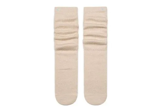 Women Slouchy Quarter Crew Socks Off White TOMS Socks