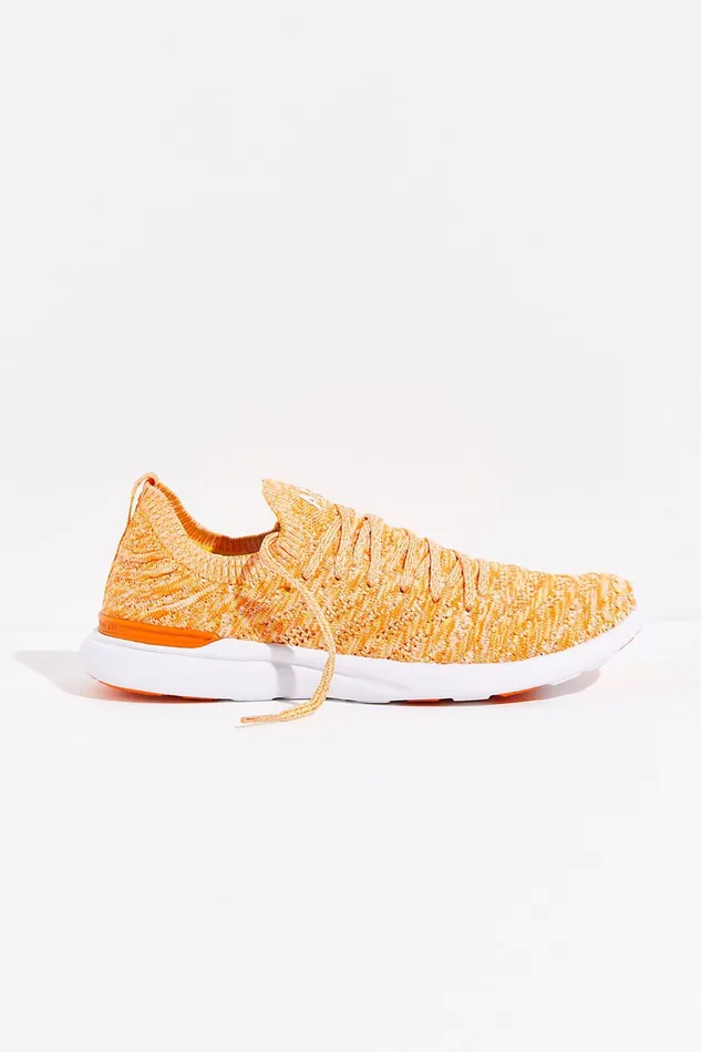Women Sneakers Free People APL Techloom Wave Trainers Orange Sunshine melange