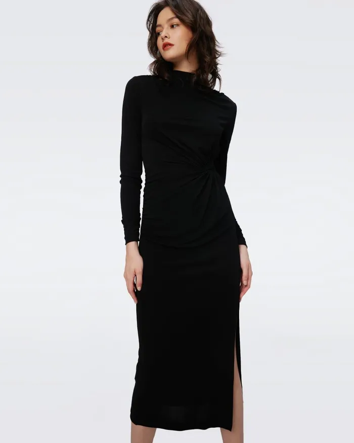 Women Sonja Dress Black DVF Dresses