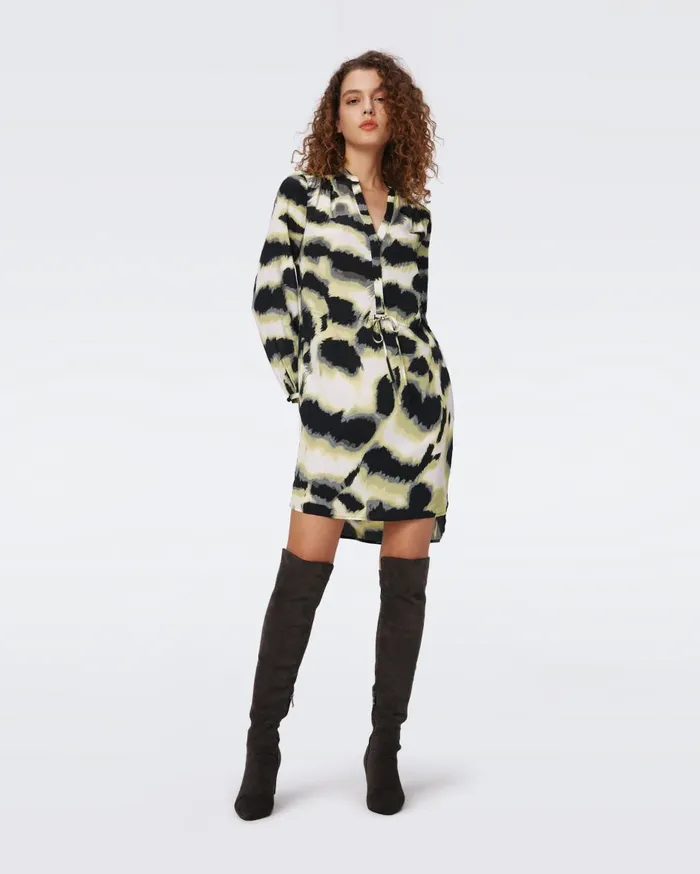 Women Sonoya Dress Wild Thing Shadow Green DVF Dresses