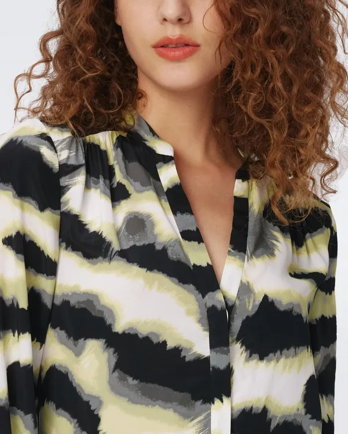 Women Sonoya Dress Wild Thing Shadow Green DVF Dresses