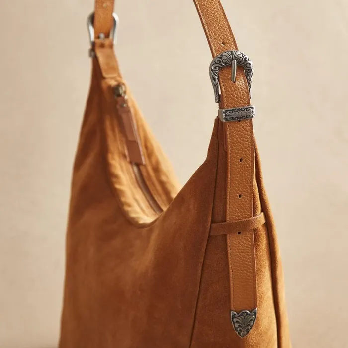 Women Sophia Buckle Bag Cognac Sundance Catalog Handbags