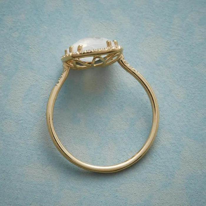 Women Sparkling Moonstone Ring Sundance Catalog Rings Women Sparkling Moonstone Ring Sundance Catalog Rings