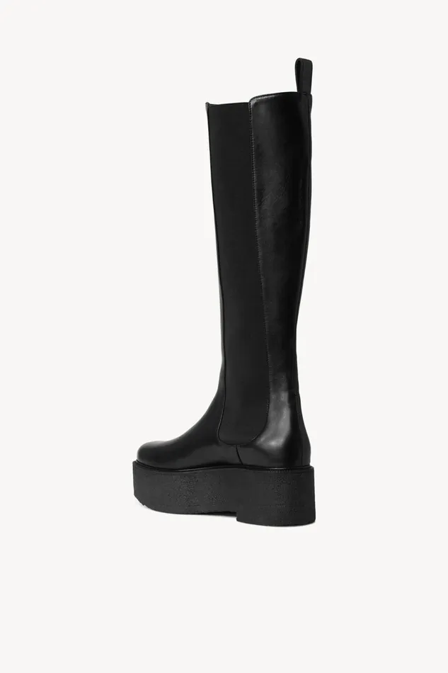 Women STAUD Boots PALAMINO TALL PLATFORM BOOT BLACK