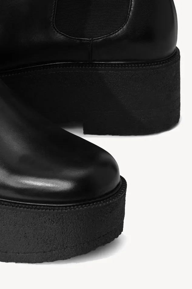 Women STAUD Boots PALAMINO TALL PLATFORM BOOT BLACK