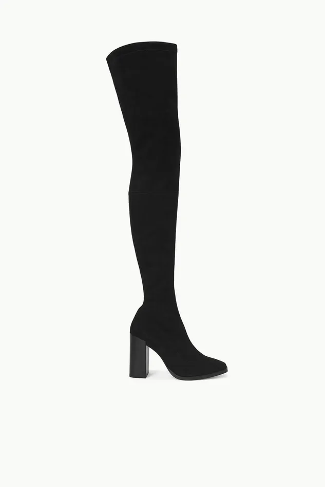 Women STAUD Boots PAZ OVER THE KNEE BOOT BLACK