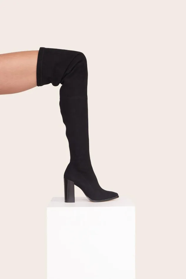 Women STAUD Boots PAZ OVER THE KNEE BOOT BLACK Women STAUD Boots PAZ OVER THE KNEE BOOT BLACK