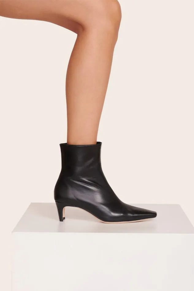 Women STAUD Boots WALLY ANKLE BOOT BLACK