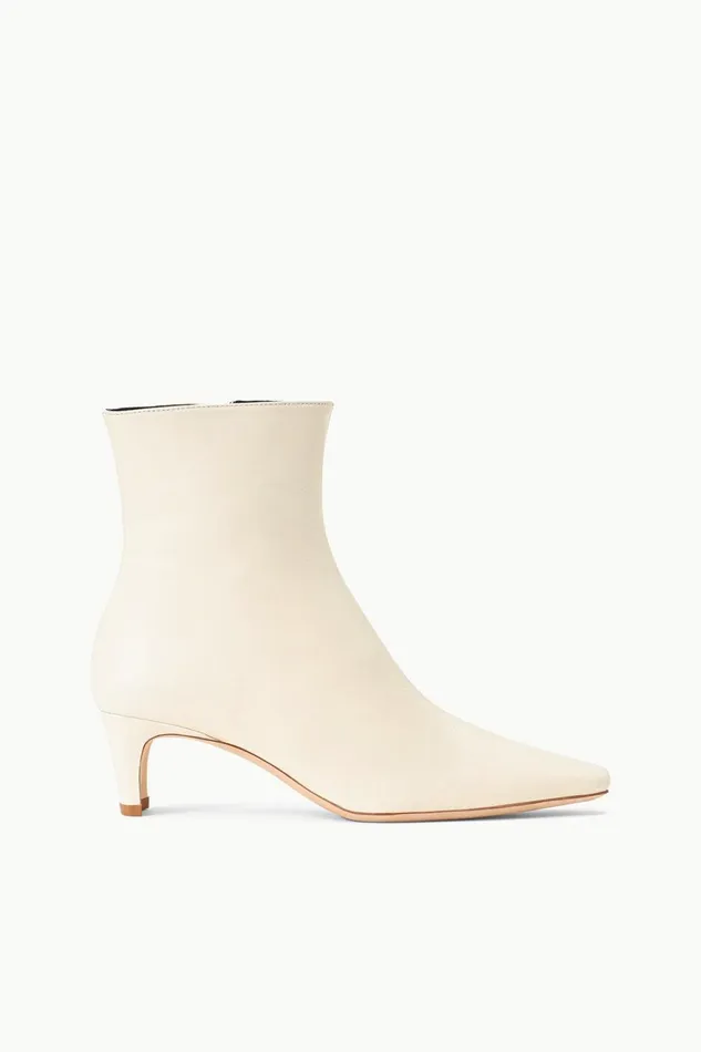 Women STAUD Boots WALLY ANKLE BOOT CREAM