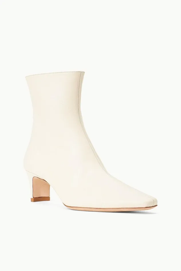 Women STAUD Boots WALLY ANKLE BOOT CREAM